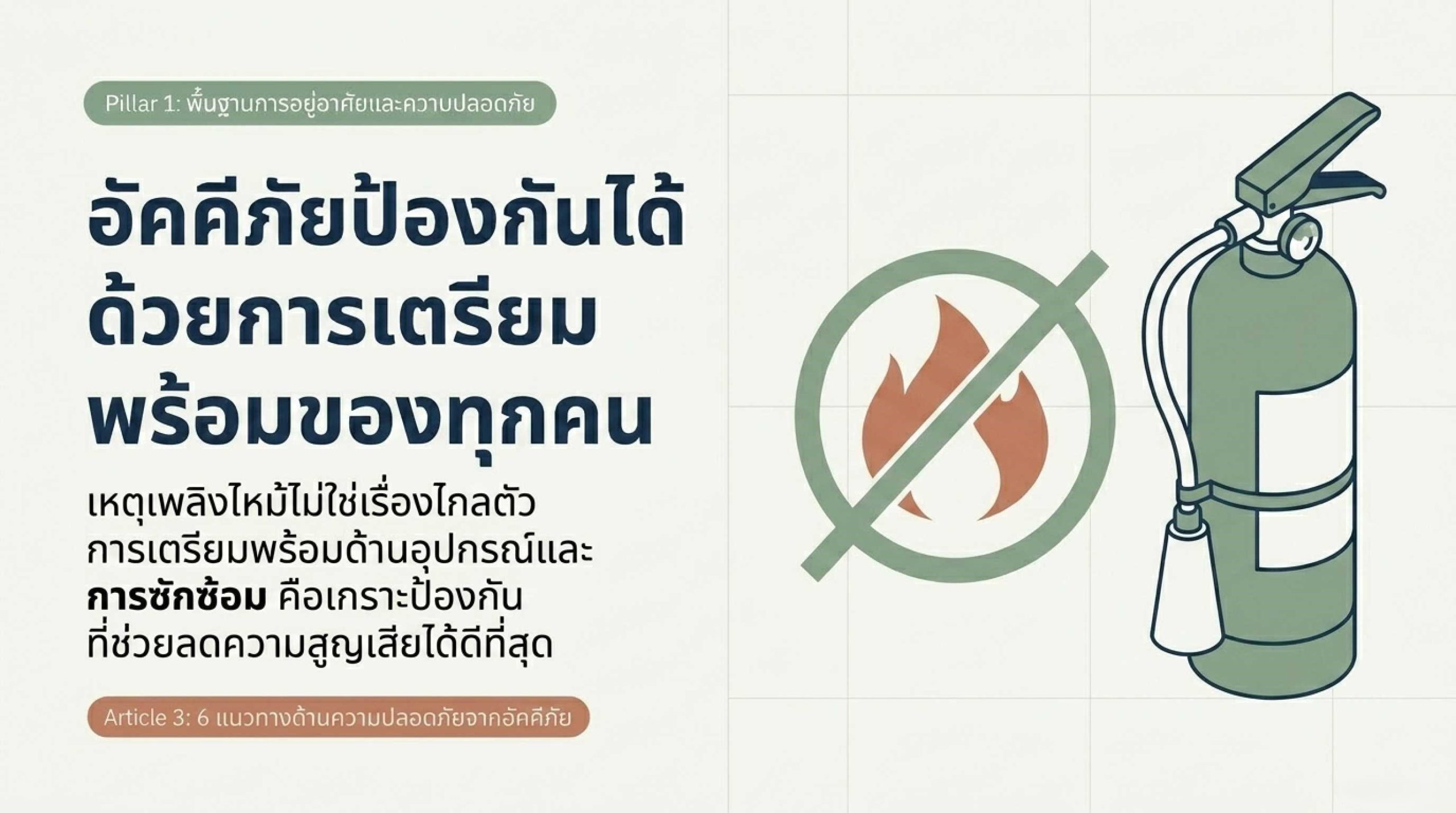 6 แนวทางด้านความปลอดภัยจากอัคคีภัยที่ทุกหมู่บ้านจัดสรรและอาคารชุดควรมี