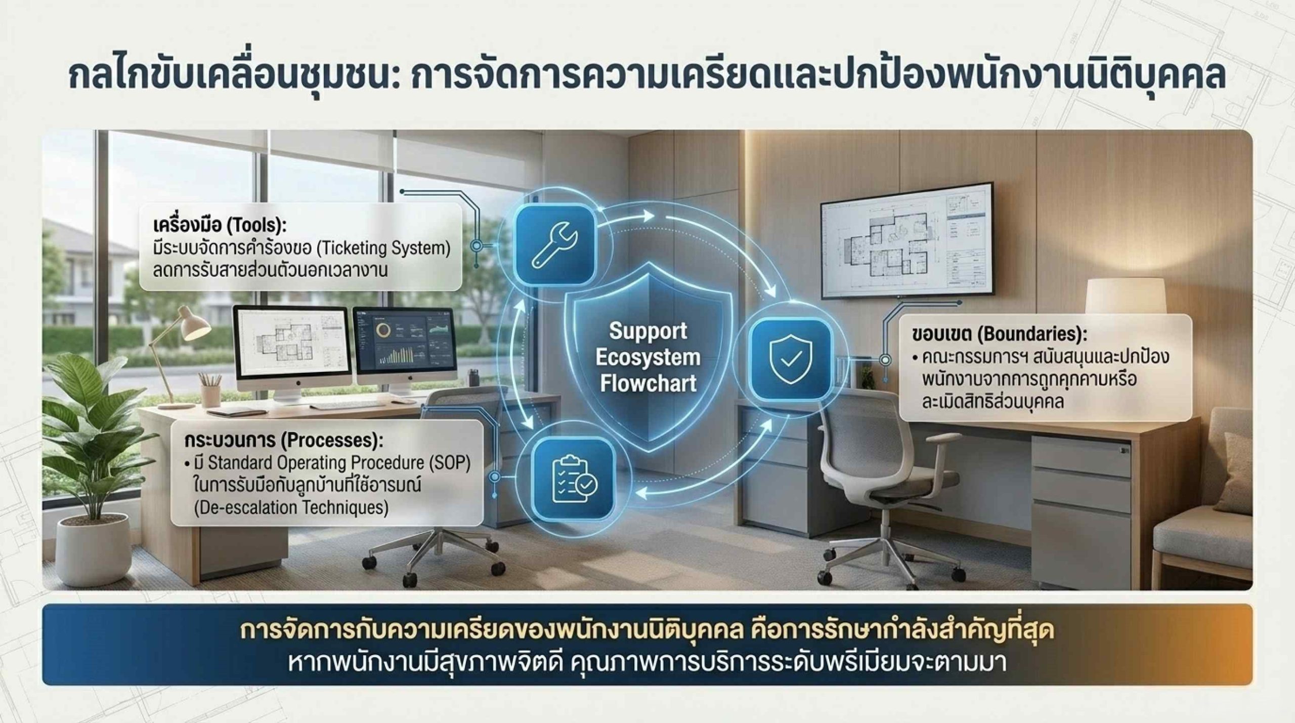 การจัดการกับความเครียดของพนักงานนิติบุคคล