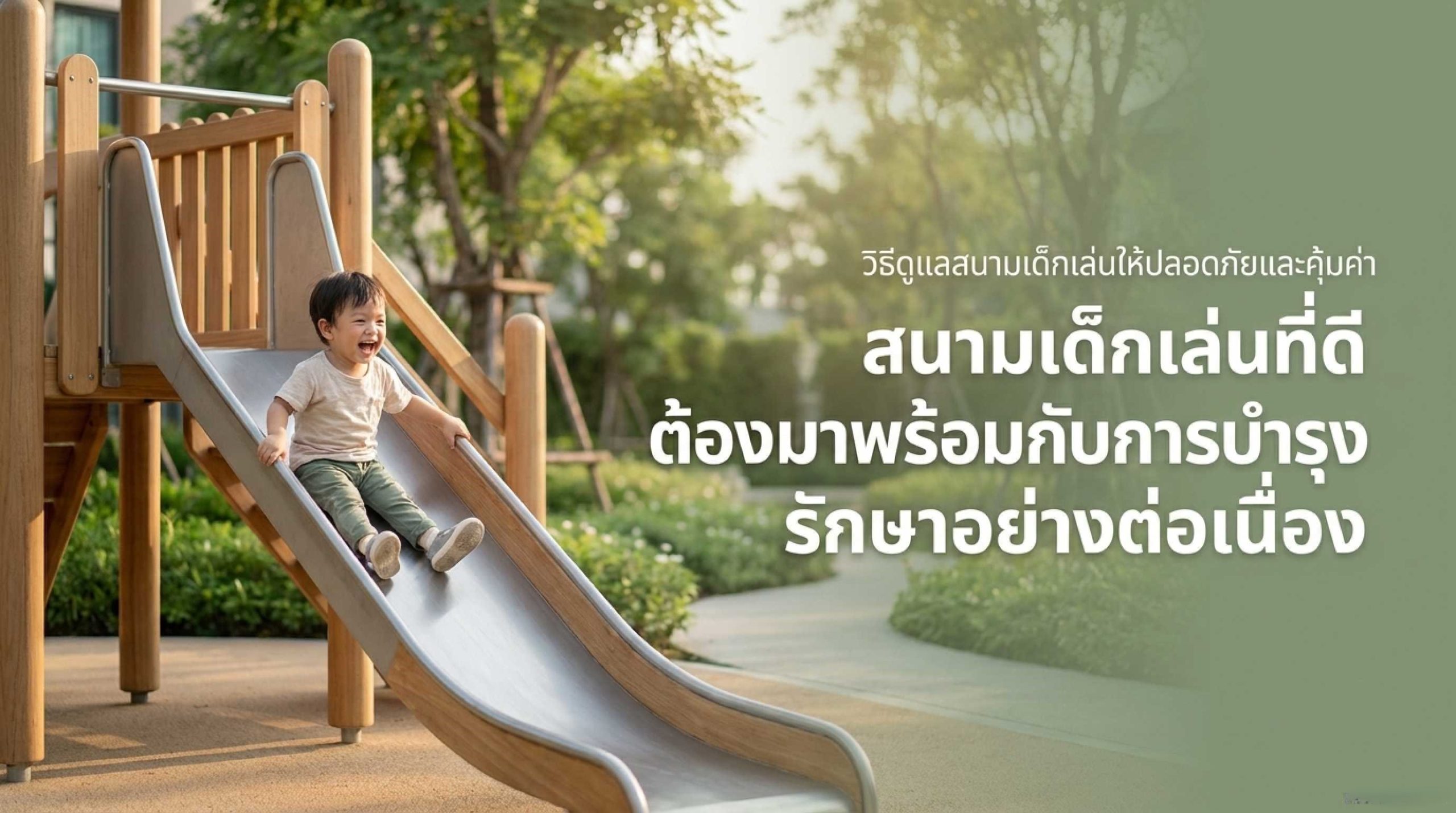 7 วิธีดูแลสนามเด็กเล่นในหมู่บ้านจัดสรรและอาคารชุดให้ปลอดภัย น่าใช้ และคุ้มค่าในระยะยาว