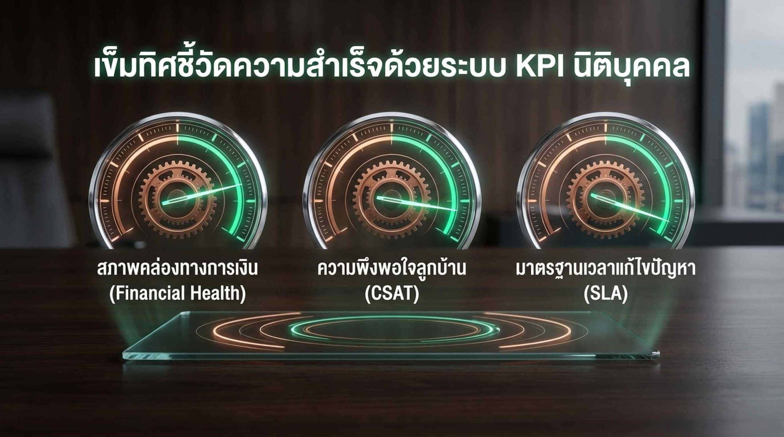 Key Performance Indicators (KPI) สำหรับวัดผลงานของนิติบุคคล