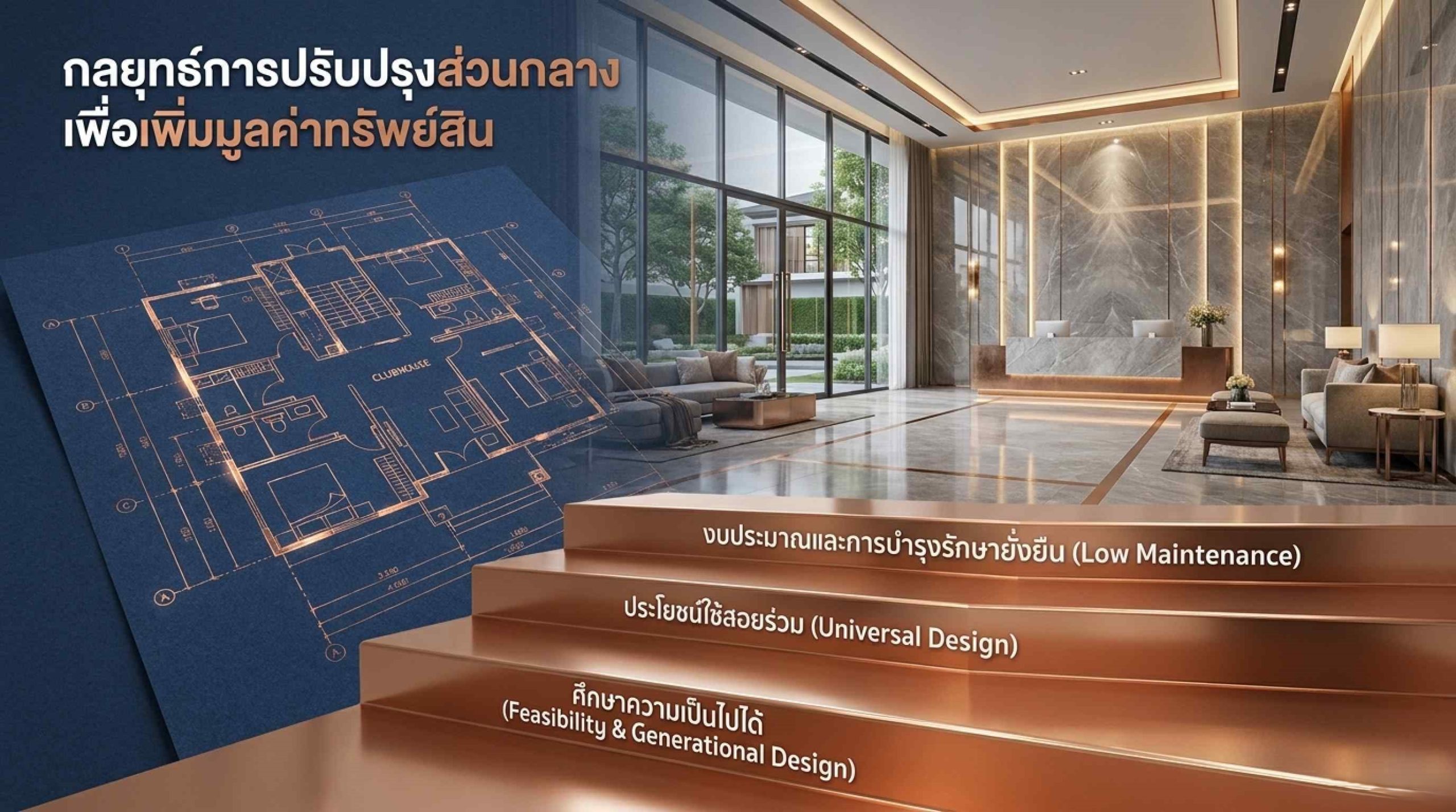 การวางแผน Renovation พื้นที่ส่วนกลาง
