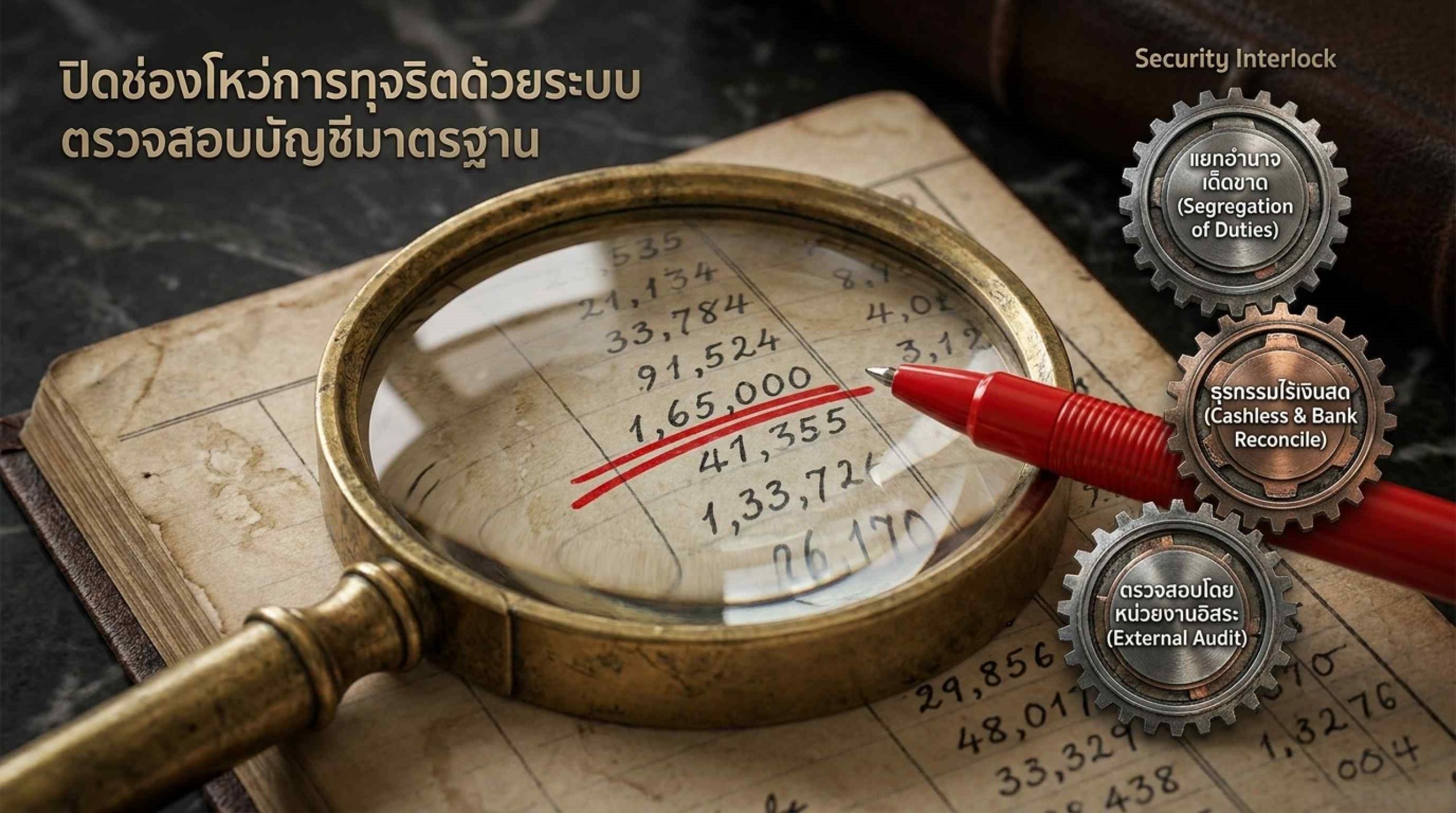การตรวจสอบบัญชีนิติบุคคล ช่องโหว่ที่มักเกิดการทุจริต