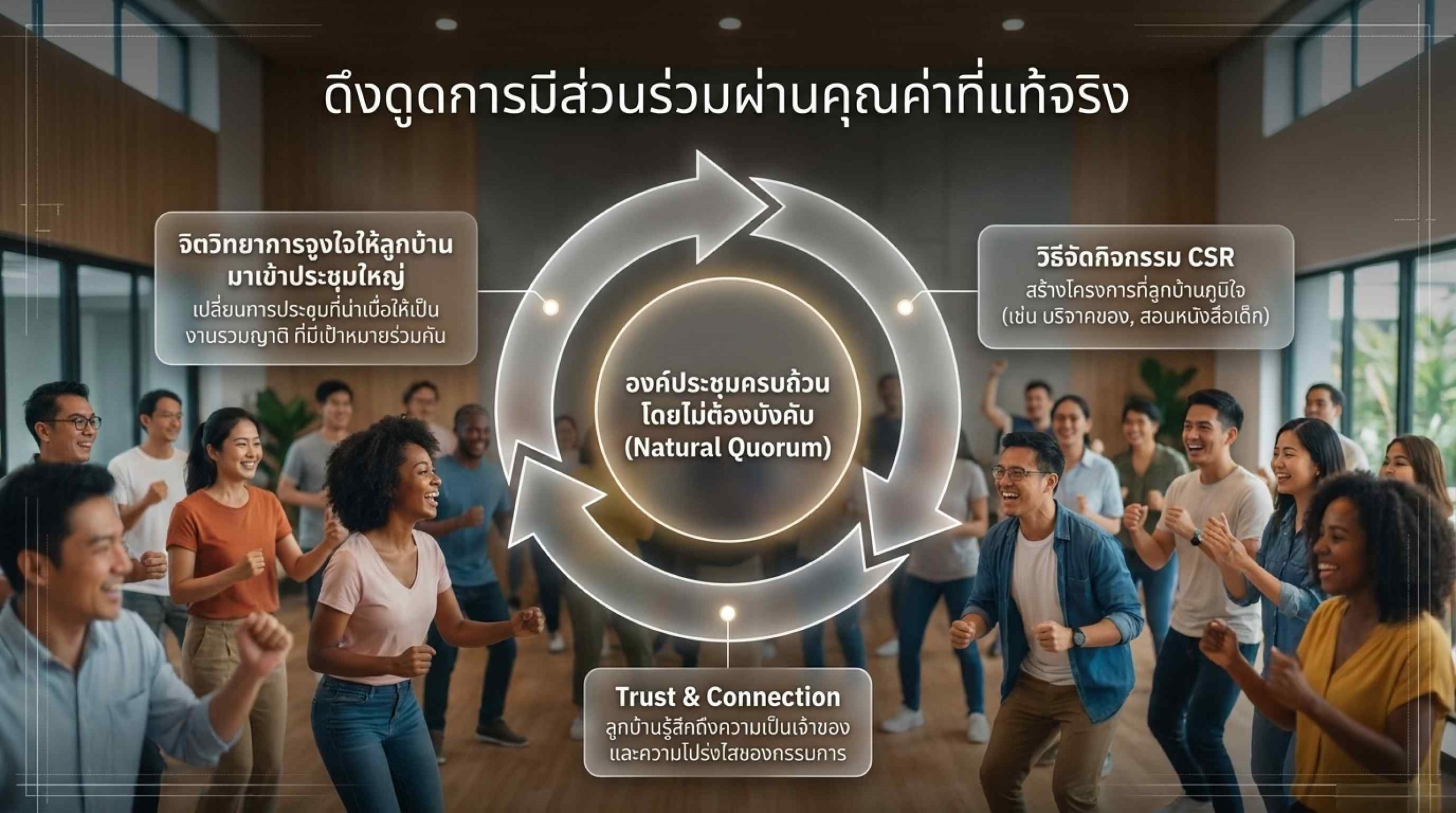 ชุมชนที่น่าอยู่ เริ่มจากการมีส่วนร่วมของทุกคน