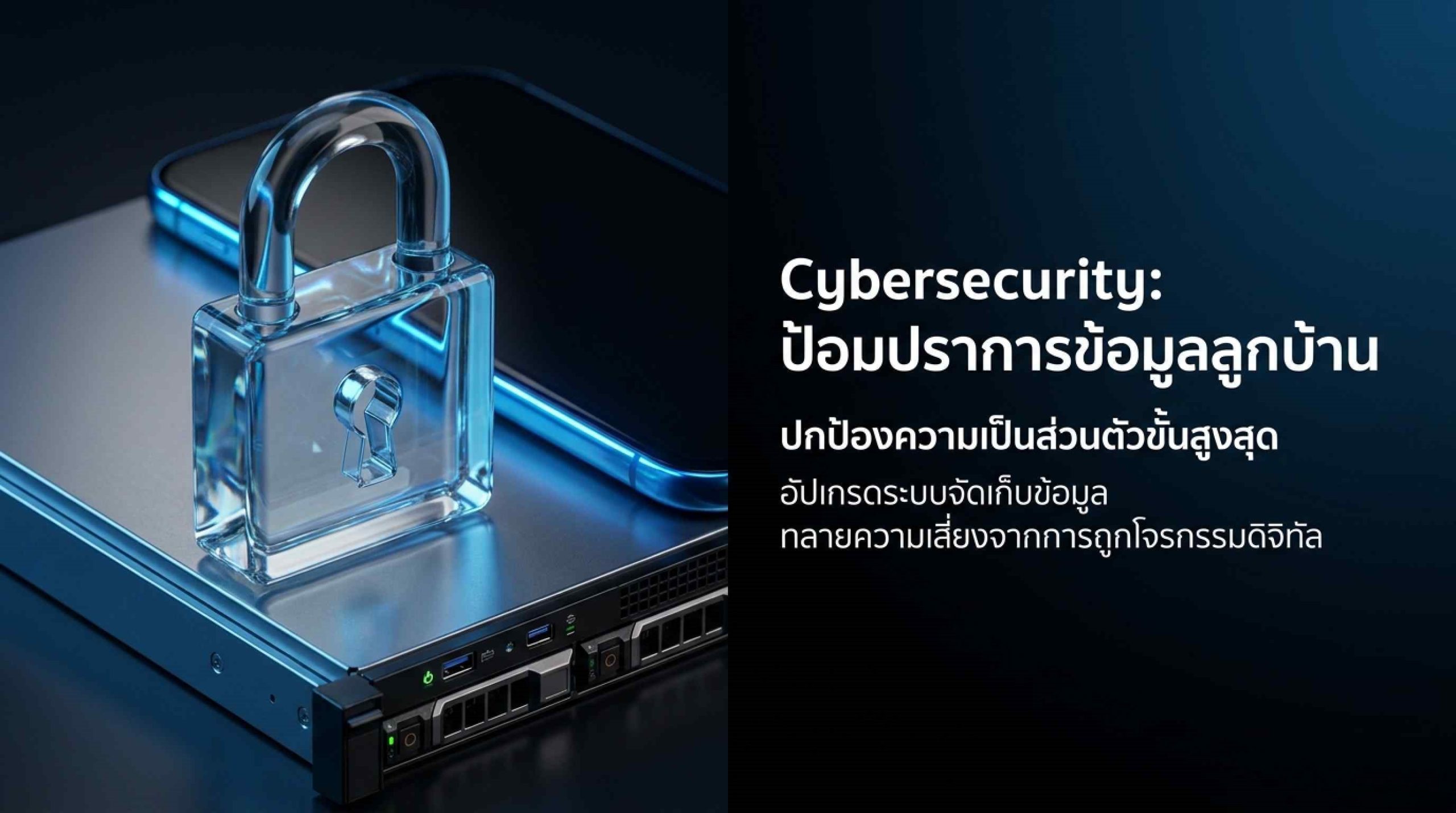 การบริหารจัดการ Cybersecurity ของฐานข้อมูลลูกบ้าน