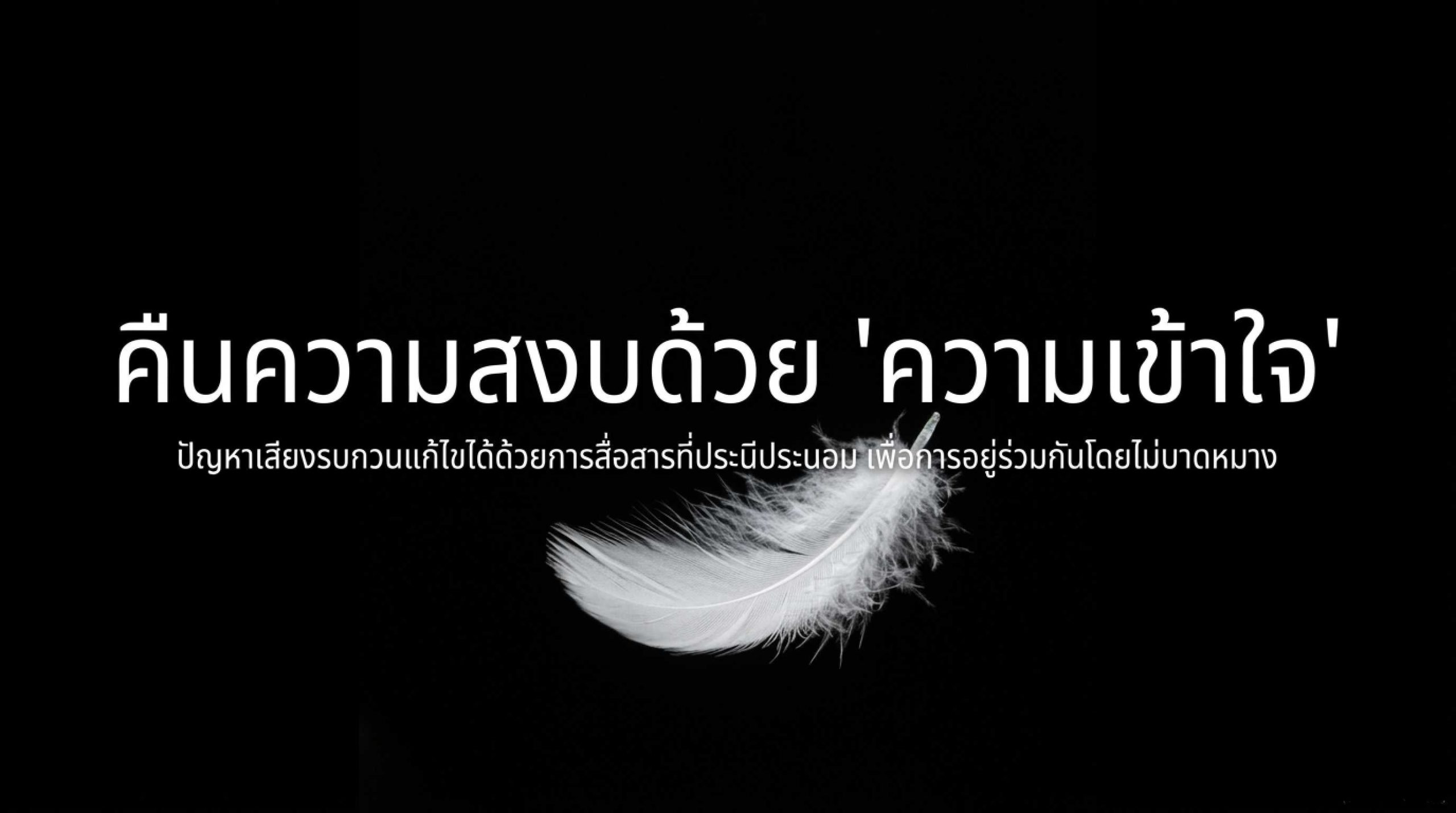 ปัญหาเสียงรบกวนในหมู่บ้านจัดสรรและอาคารชุด