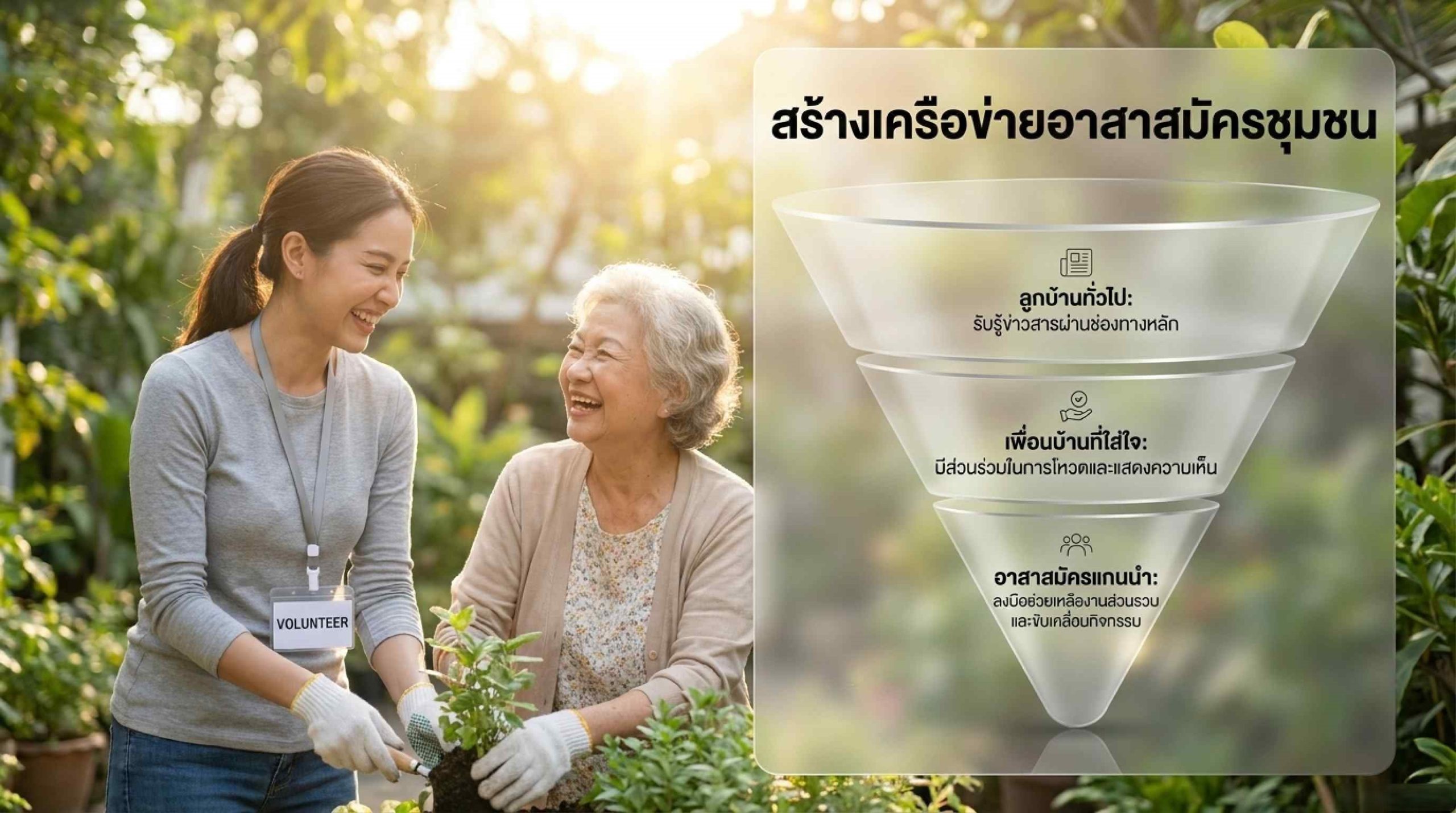 สร้างอาสาสมัครชุมชน